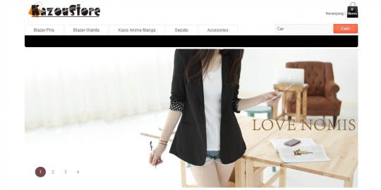 Belanja blazer trendi di Kazoustore