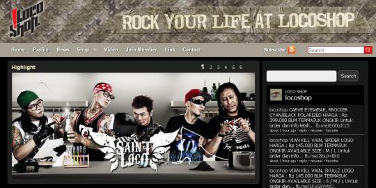 Penggemar Saint Loco wajib mampir ke Loco Shop