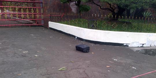 Tas mencurigakan ditemukan di depan Kejagung, gegana diturunkan
