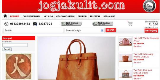 Belanja di Jogjakulit.com, tempat produk kulit asli berkualitas