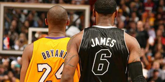 Ada nama Kobe Bryant dan LeBron James di seleksi All NBA