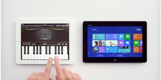 Microsoft 'rekrut' Siri di iklan Windows 8 untuk ejek iPad