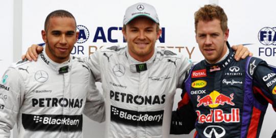 Duet Mercedes start terdepan di F1 GP Monako