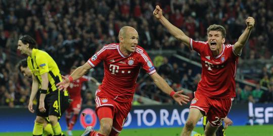 Gol Robben antar Bayern Munich rebut gelar Liga Champions