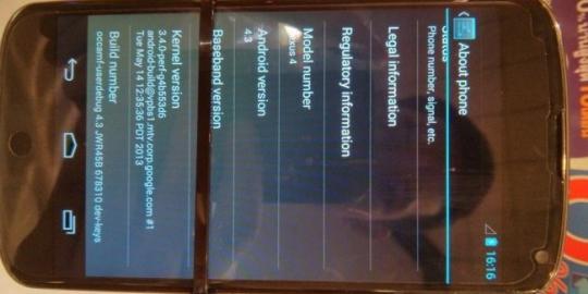 Android 4.3 hadir di Nexus 4, bawa fitur kamera baru