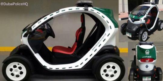 Kepolisian Dubai tambah mobil  cepat Renault  Twizy Sport  