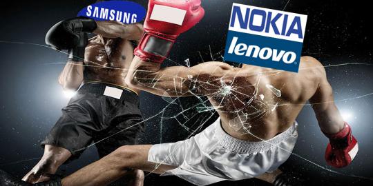 Setelah Lenovo, kini Nokia menjadi korban 'keganasan' Samsung