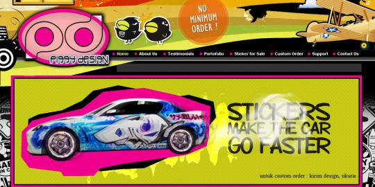 Pesan sticker lucu di PiggySticker