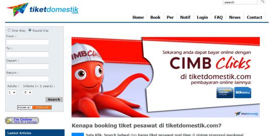 TiketDomestik com layanan pesan tiket pesawat  cepat dan 