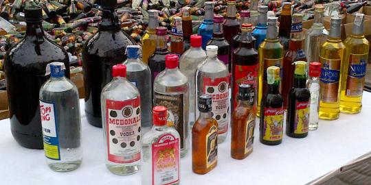 Minuman alkohol eceran sulit dikenakan cukai