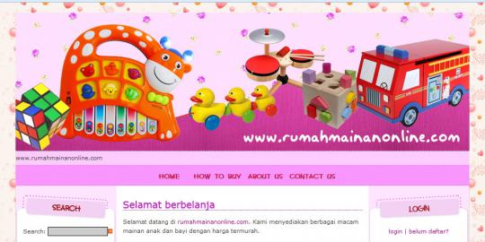 Mainan murah berkualitas ada di RumahMainanOnline