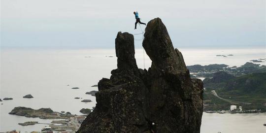 Goat's Horns, menantang maut di puncak tertinggi Norwegia