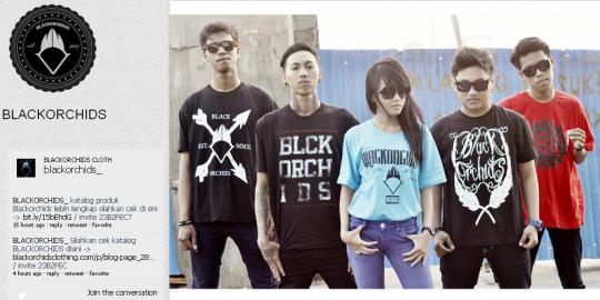 Blackorchidsclothing.com, clothing brand dari Samarinda
