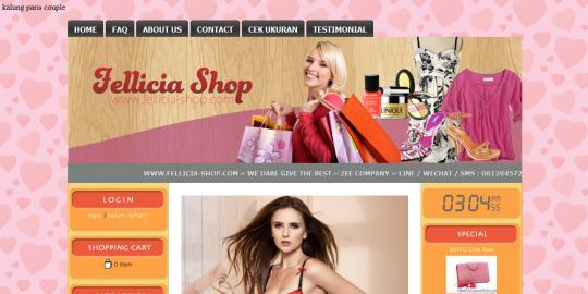 Fellicia-shop.com, pusat produk fashion dan aksesori berkualitas