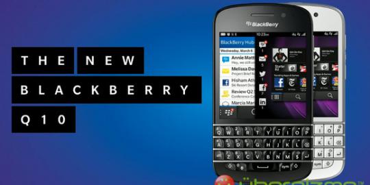 BlackBerry Q10 tersedia di Indonesia 27 Juni seharga Rp 7,5 juta