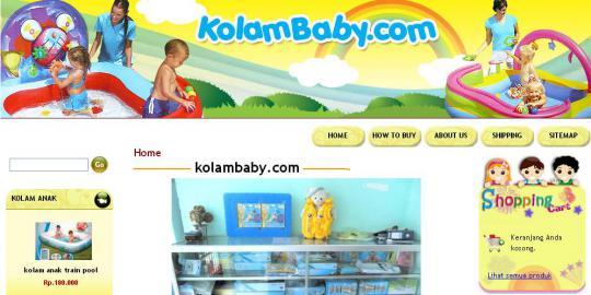 Perlengkapan renang untuk bayi dan anak ada di Kolambaby.com