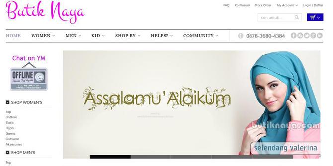 Produk fashion hijab berkualitas ada di ButikNaya.com 