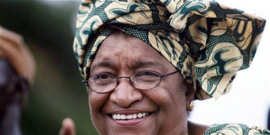 sirleaf presiden liberia
