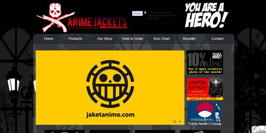Koleksi jaket Anime keren dari JaketAnime.com