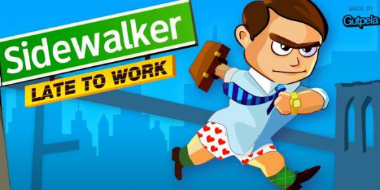 Sidewalker, game endless walking dari Gutpela