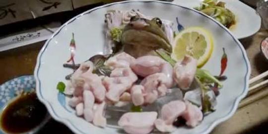 Video sashimi katak tuai protes karena tidak manusiawi!
