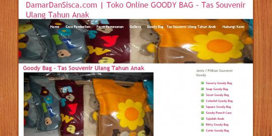 Goody bag lucu untuk ulang tahun anak di Damardansisca.com