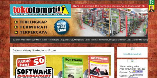 Alat otomotif lengkap ada di Tokootomotif.com