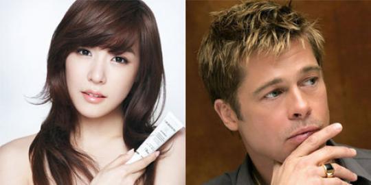 Brad Pitt jalani interview dengan Tiffany Girls Generation