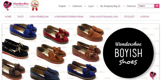 Wondershoe.com, tempat belanja flat shoes cantik