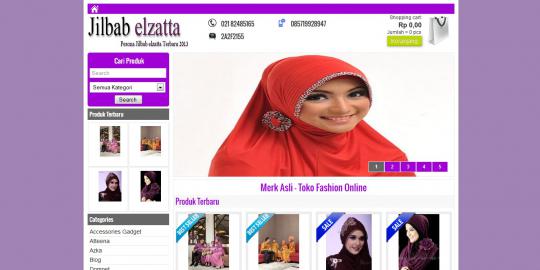 MerkAsli.com, toko online hijab all-in-one  merdeka.com