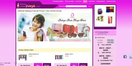 CewekPunya.com, cara mudah belanja kebutuhan fashion