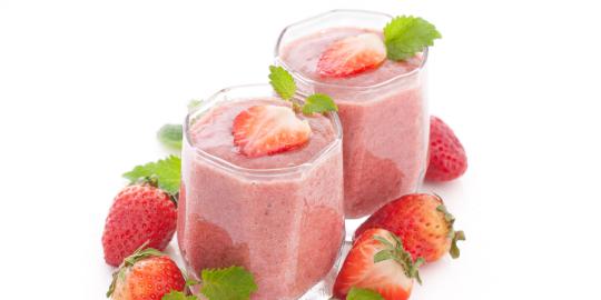 [Resep] Strawberry orange banana smoothie
