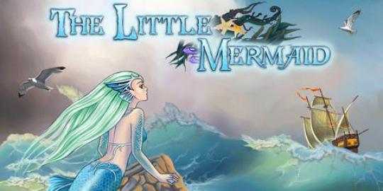 Legenda putri duyung di buku cerita virtual The Little Mermaid