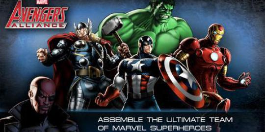 Super hero Marvel bersatu di Avengers Alliance