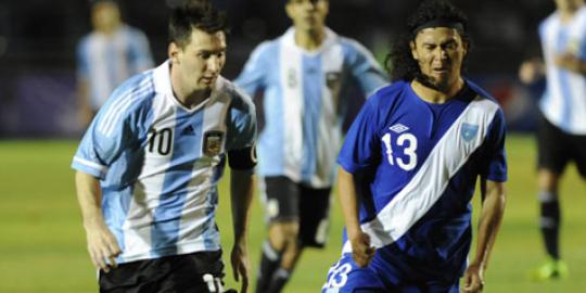 Review: Bekuk Guatemala, Messi salip gol Maradona