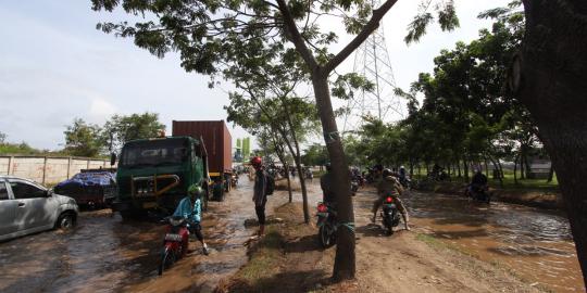 Hujan lebat guyur Jakarta, hati-hati genangan air bermunculan