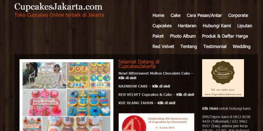Cupcake manis dan cantik dari CupCakeJakarta.com