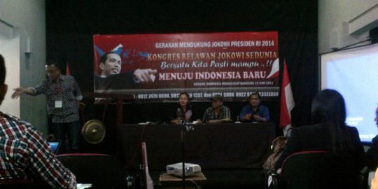 Kumpul di Bandung, relawan ingin capreskan Jokowi
