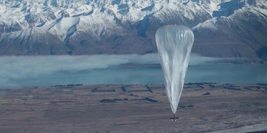 Sajikan internet gratis, Google luncurkan 30 balon udara WiFi