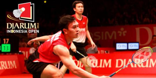 Ahsan/Hendra sabet gelar juara di Indonesia Open 2013