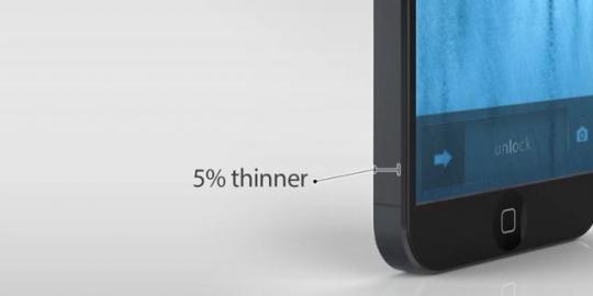 [Video] Konsep iPhone 5S lebih lebar dan kecil