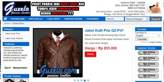 Tampil elegan dengan jaket kulit dari Guzela.com