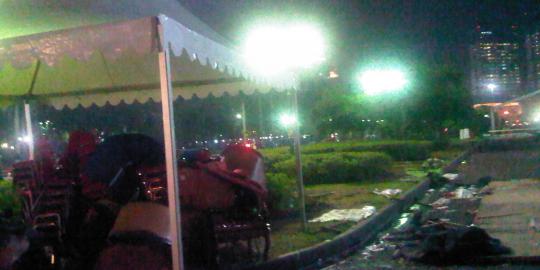 Ini kondisi Monas setelah dipakai pesta rakyat 3 hari
