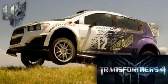 Chevy Aveo RS juga akan beraksi di Transformers 4