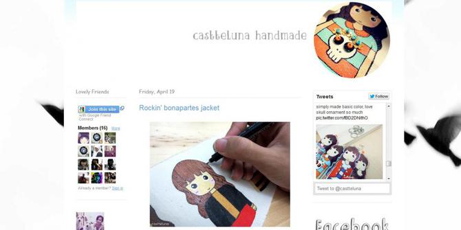  Kerajinan  lukis handmade  lucu ada di  Castteluna merdeka com
