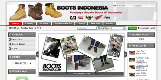 Koleksi sepatu boots berkualitas ada di BootsIndonesia
