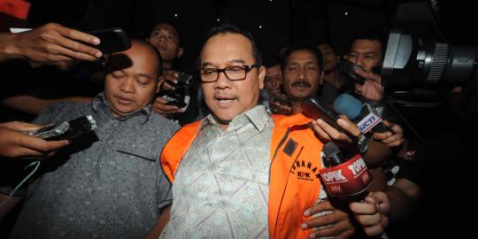 Pengacara Rusli Zainal emosi kliennya dikaitkan soal TPPU
