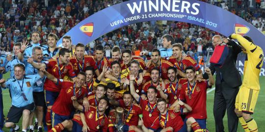 Spanyol kukuhkan dominasi kuasai sepak bola Eropa