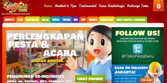 Pestaseru.com siap membuat pesta jadi lebih seru