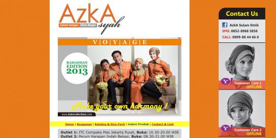 Tampil kompak bersama keluarga dengan AzkaCollection